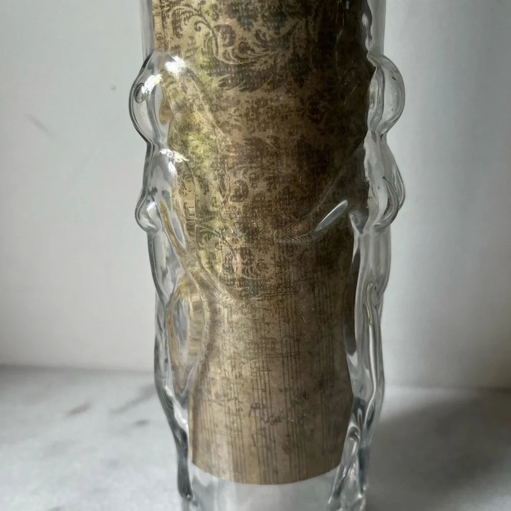 Vtg Libbey Molded Replacement Drinking Glass/Vase 